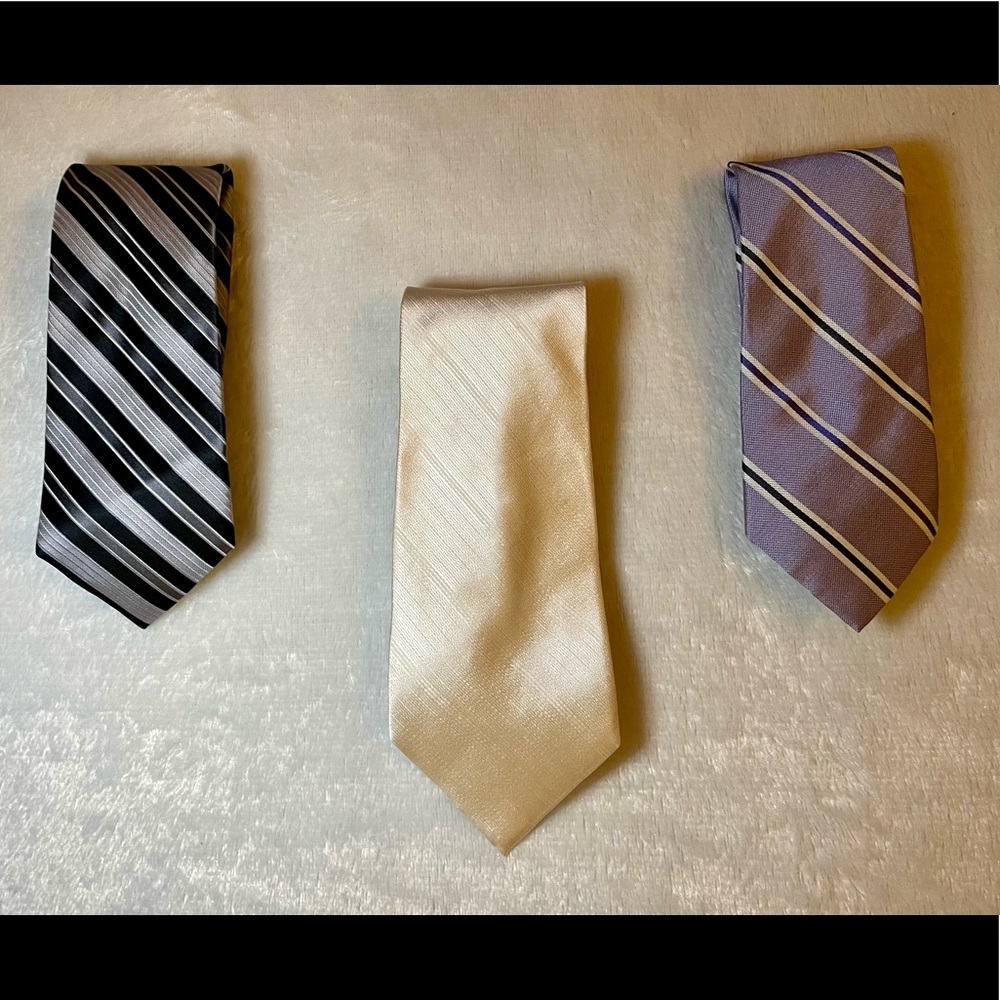 DKNY & Calvin Klein Silk Ties